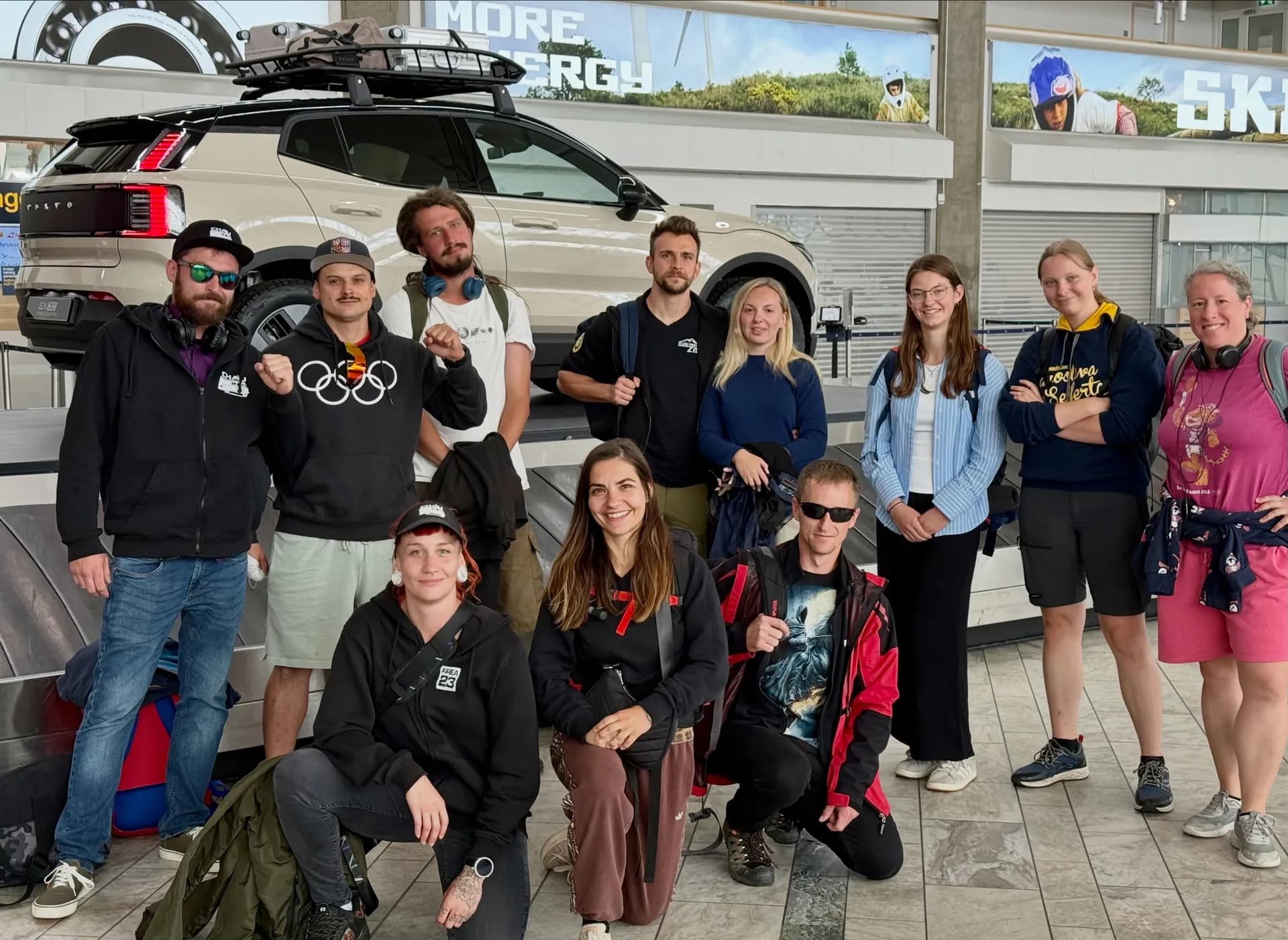 Landung in Göteborg am 23. Juli — die gemeinsame Expedition von TOW Rakovník und TOW Sokol zu Beginn der fünf Tage.